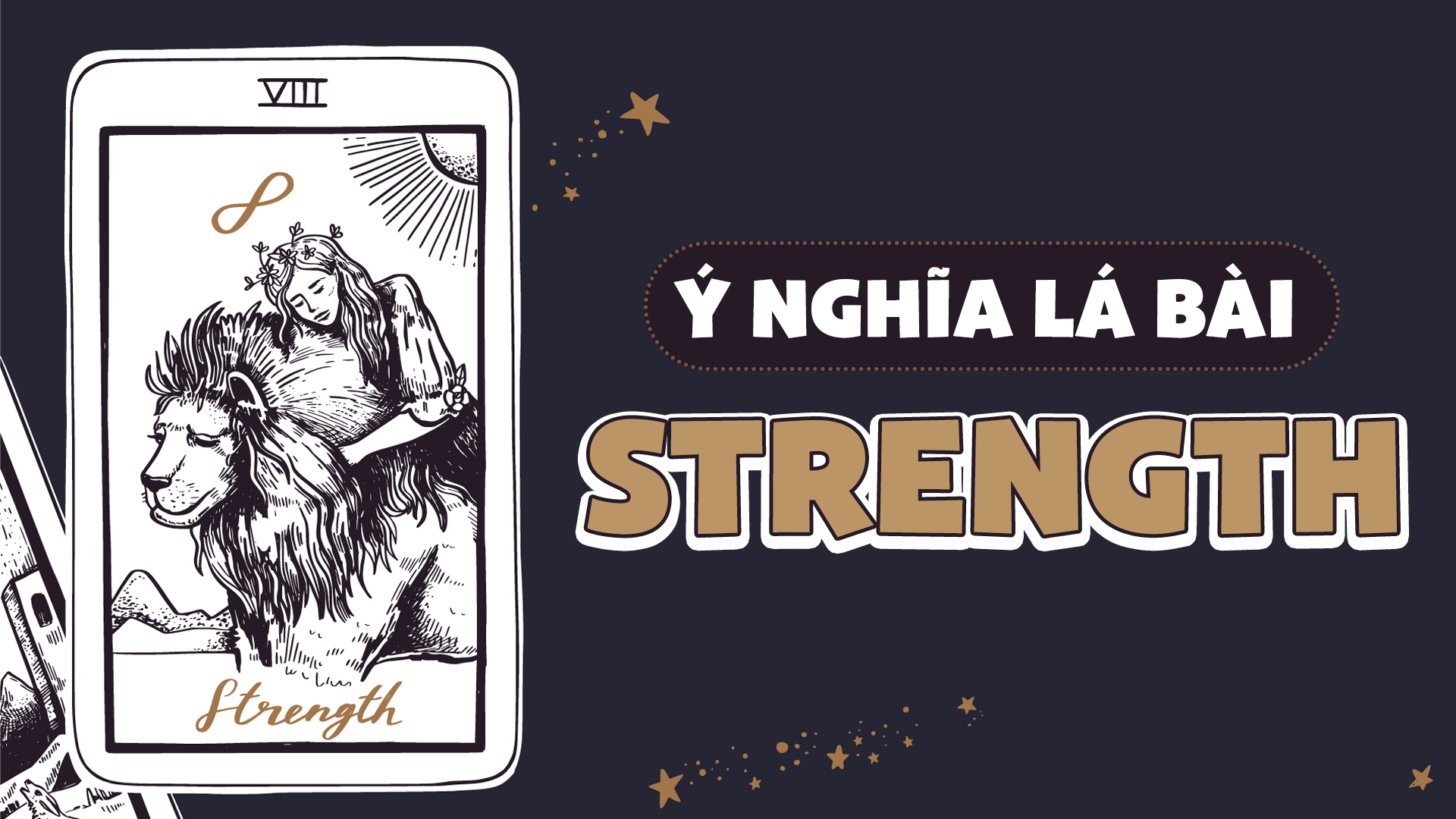 Ý nghĩa của lá bài Strength