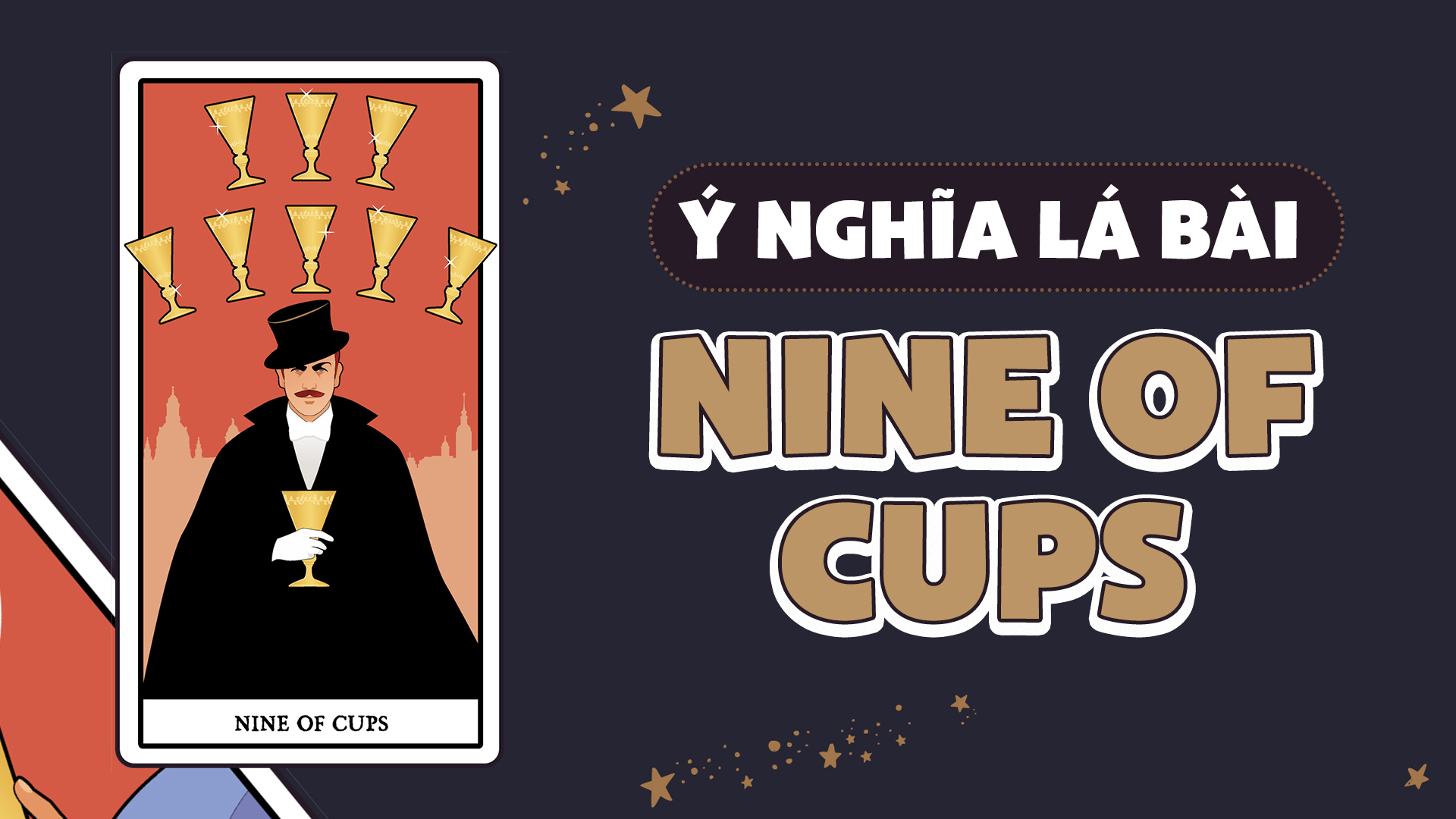 Ý nghĩa của lá bài Nine of Cups