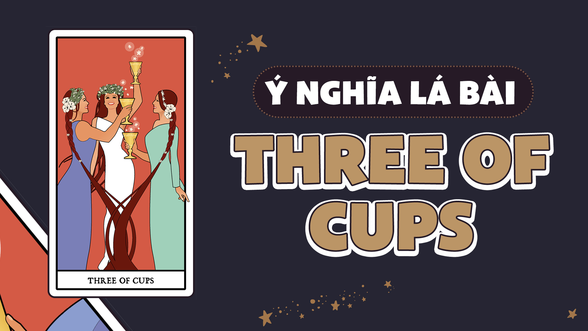 Ý nghĩa của lá bài Three of Cups